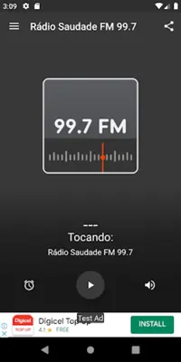 Rádio Saudade FM 99.7 (Santos android App screenshot 2